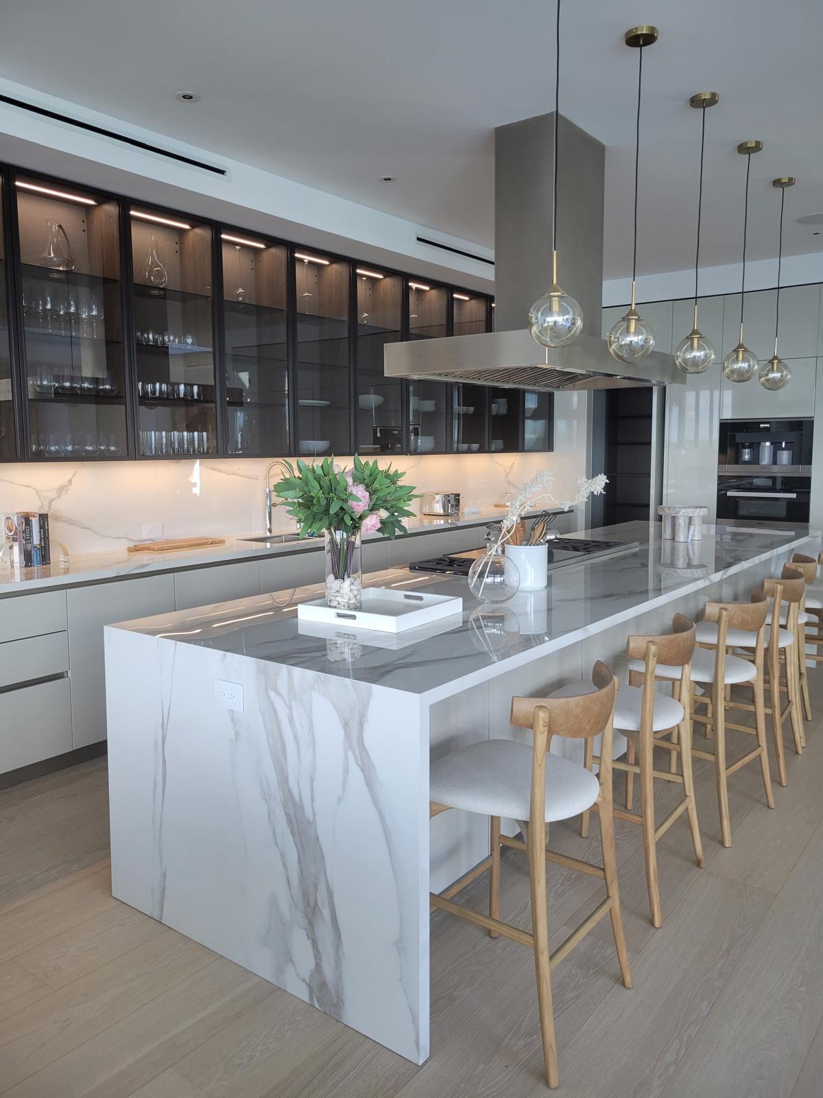 Contemporary Kitchen Remodel by Marble and Granite Design Group inc. — Project 2 project photo